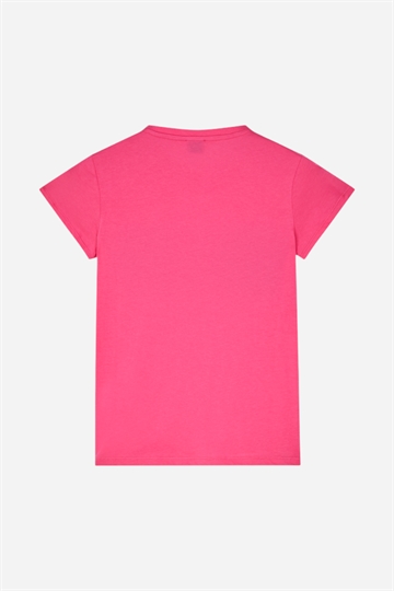 Mads Nørgaard Organic T-shirt - Tuvina - Carmine Rose